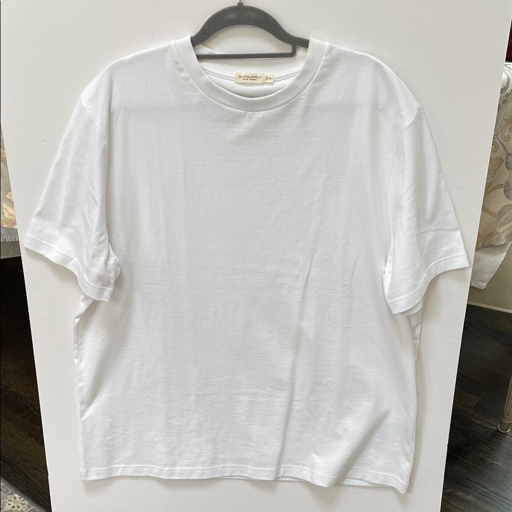 Suit Supply Classic White Short Sleeve Tee